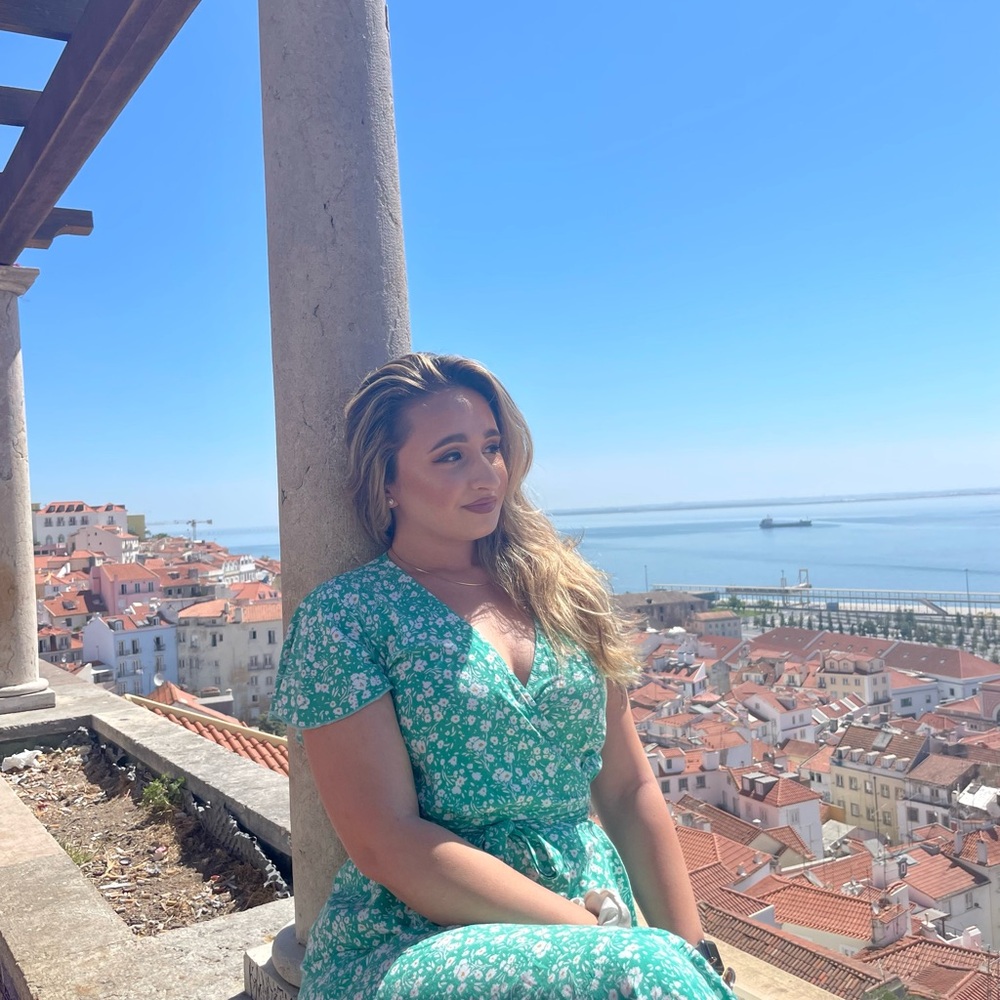 Floral Green Midi Dress